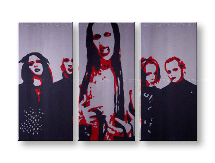 Ručno slikane slike na platnu Pop Art Marilyn Manson 