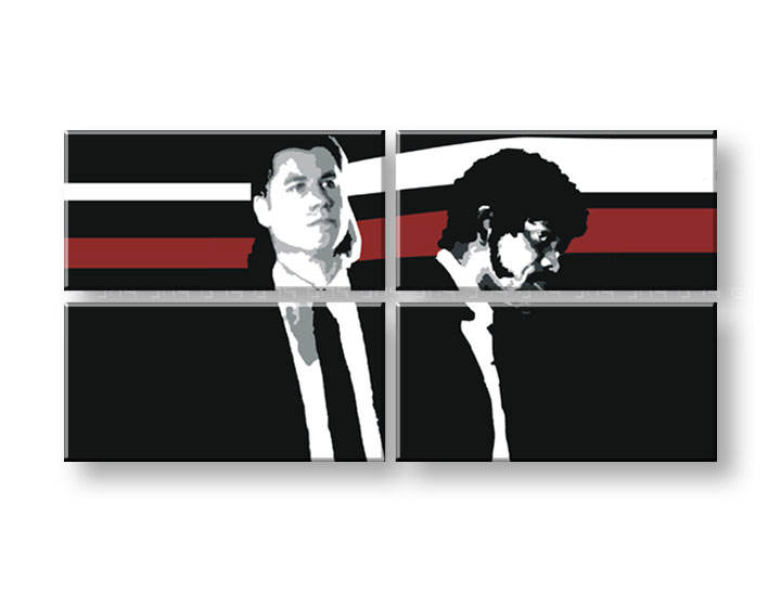 Ručno slikane slike na platnu Pop Art Pulp Fiction 