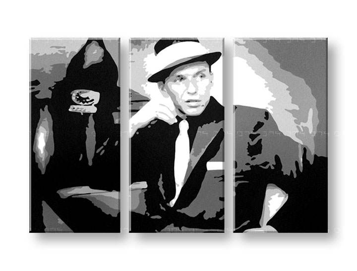 Ručno slikane slike na platnu Pop Art Frank Sinatra 