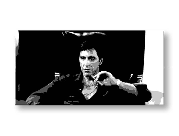 Ručno slikane slike na platnu Pop Art Scarface 