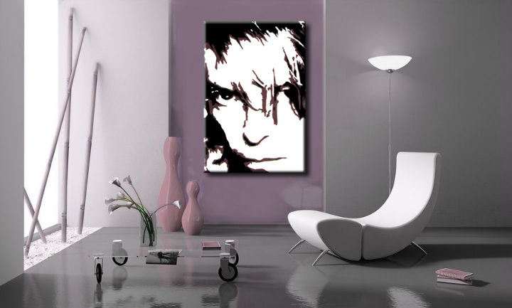 Ručno slikane slike na platnu Pop Art David Bowie 