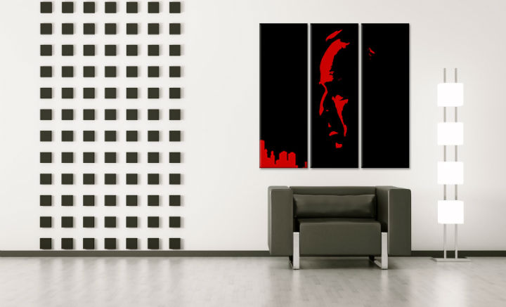 Ručno slikane slike na platnu Pop Art Marlon Brando 3-delne