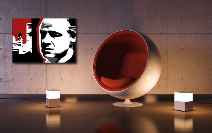 Ručno slikane slike na platnu Pop Art Marlon Brando 
