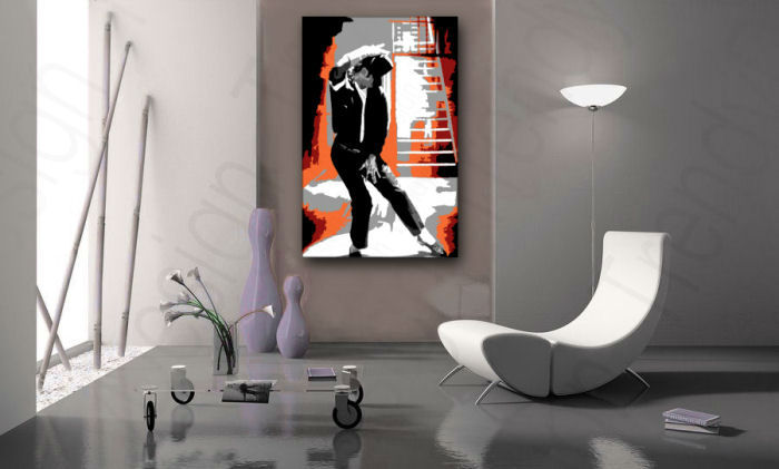 Ručno slikane slike na platnu Pop Art Michael Jackson 1-delne 