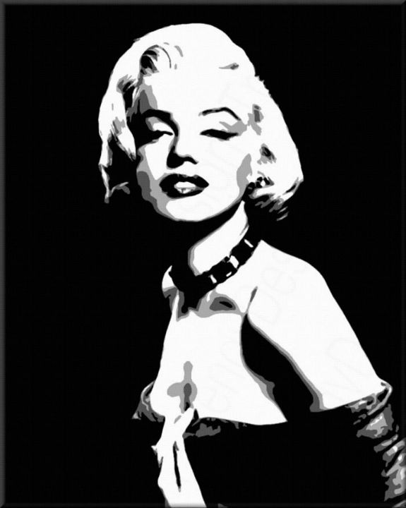 Ručno slikane slike na platnu Pop Art Marilyn MONROE 1-delne 