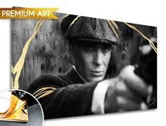Slike na platnu - PREMIUM ART – PEAKY BLINDERS THOMAS SHELBY Popust 30% 90X50 cm