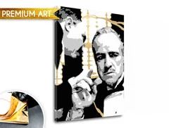 Slike na platnu - PREMIUM ART – THE GODFATHER Popust 30% 50X70 cm