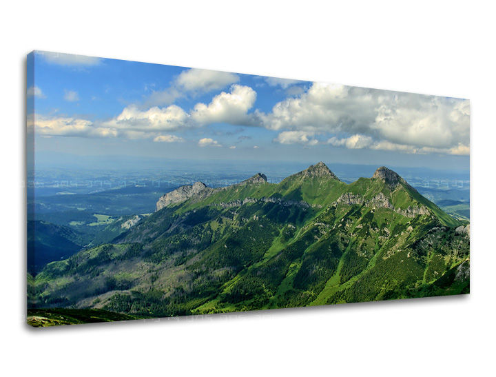 Slike na platnu SLOVAČKA Panorama - TATRE 