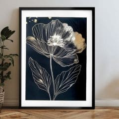Zidni poster sa EKSTRA efektom - Midnight Bloom